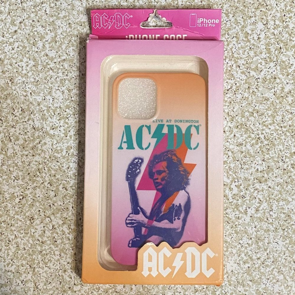 NIB AC/DC Iphone 12/ 12 Pro Case